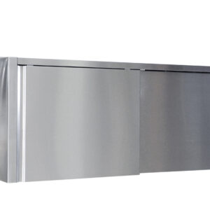 SARO Edelstahlhängeschrank - 400mm Tiefe, Breite 1800mm