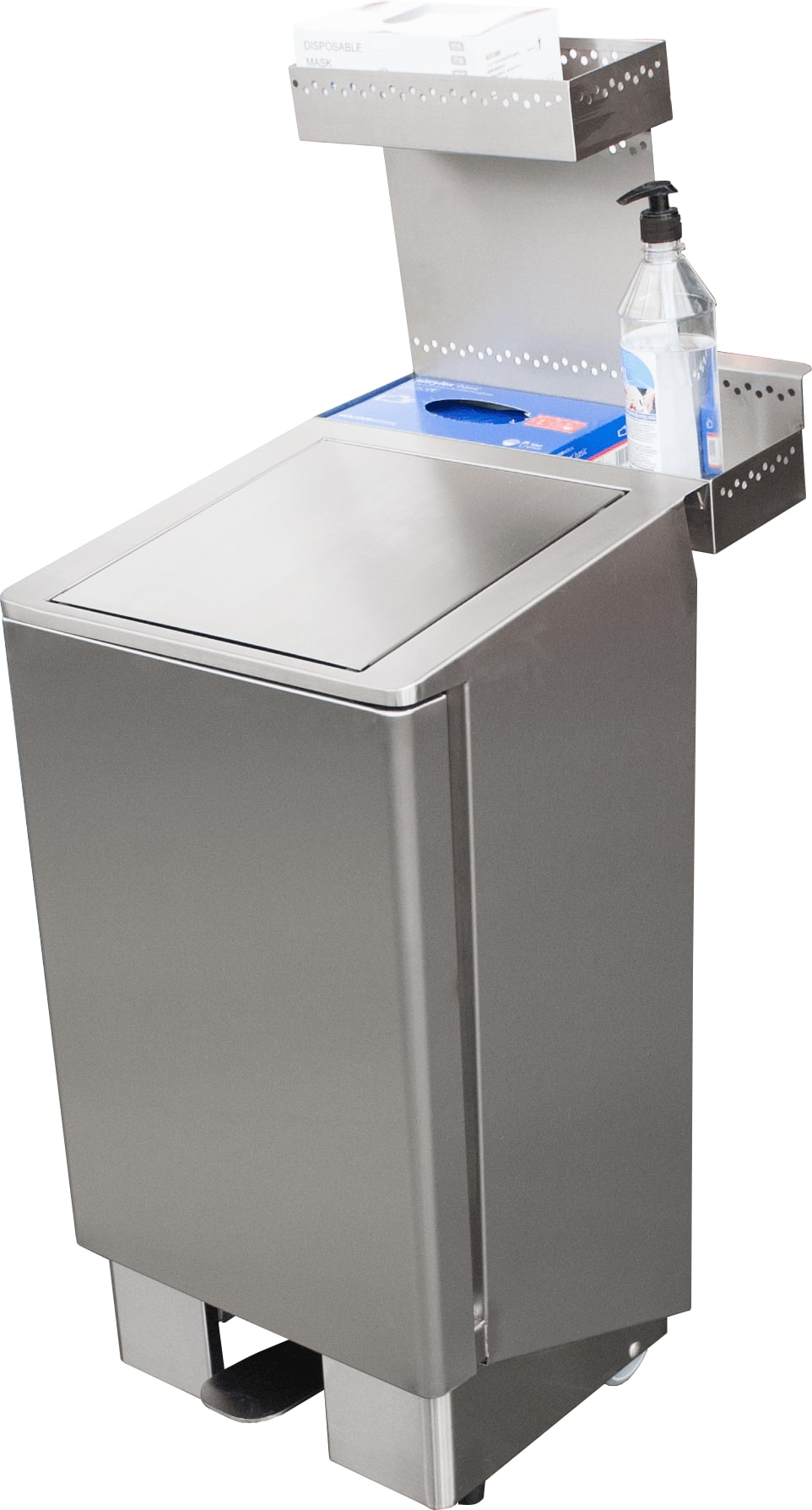 SARO Edelstahlmülleimer 60 Liter, Modell APOLLO – Bild 2