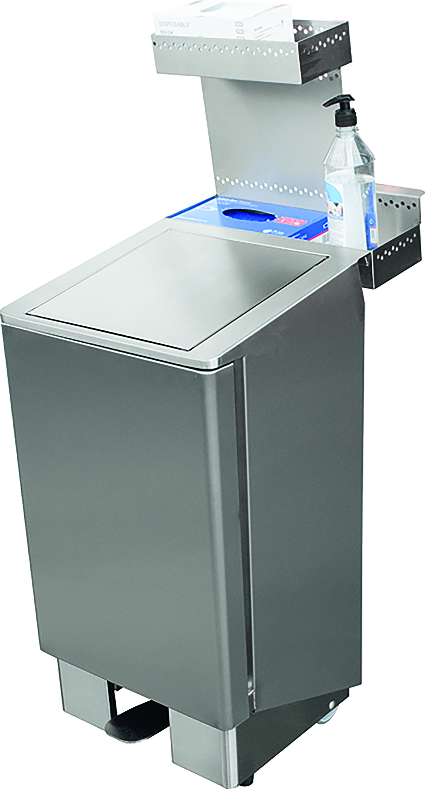 SARO Edelstahlmülleimer 90 Liter, Modell JUPITER – Bild 2