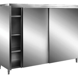 SARO AISI430 Lagerschrank, Schiebet.,Flachdach 1000x700