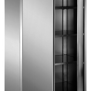 SARO Edelst.-Lagerschrank, 2 Flügelt.,AISI430, 1000x700