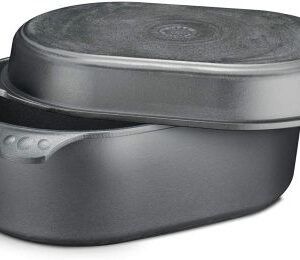 Eurolux Premium Guss-Bräter-Set, ca. 40 x 27 cm