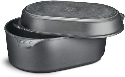 Eurolux Premium Guss-Bräter-Set, ca. 40 x 27 cm