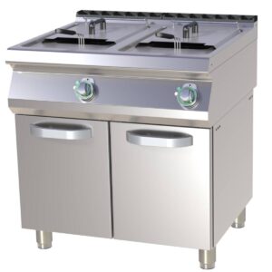RM Gastro Elektro-Fritteuse mit Unterschrank 2x 13 Liter