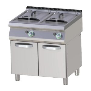 RM Gastro Thermik Serie 700 I Gas-Fritteuse mit Unterschrank I FE-780/17G