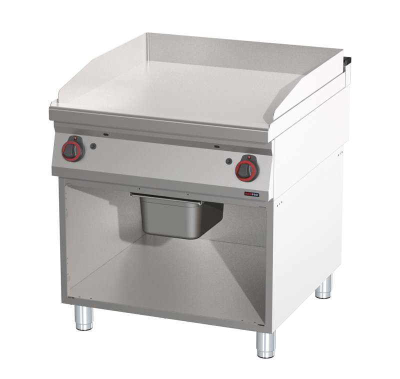 RM Gastro Thermik Serie 900 I Gas-Grillplatte mit Unterbau I FTH-90/80G