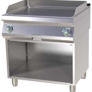 RM Gastro Thermik Serie 700 I Elektro-Grillplatte mit Unterbau I FTR-780E
