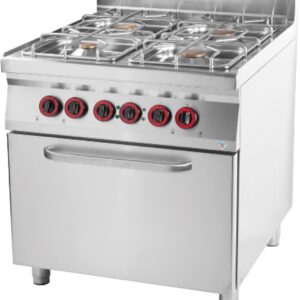 RM Gastro Thermik Serie 900 I Gasherd mit Backofen I SPT-90/8021G