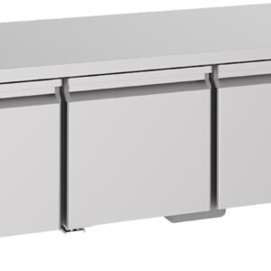 A&S Gastro Unterbaukühltisch mit 3 Schubladen  -2 bis +8°C 1.600x700x600 mm
