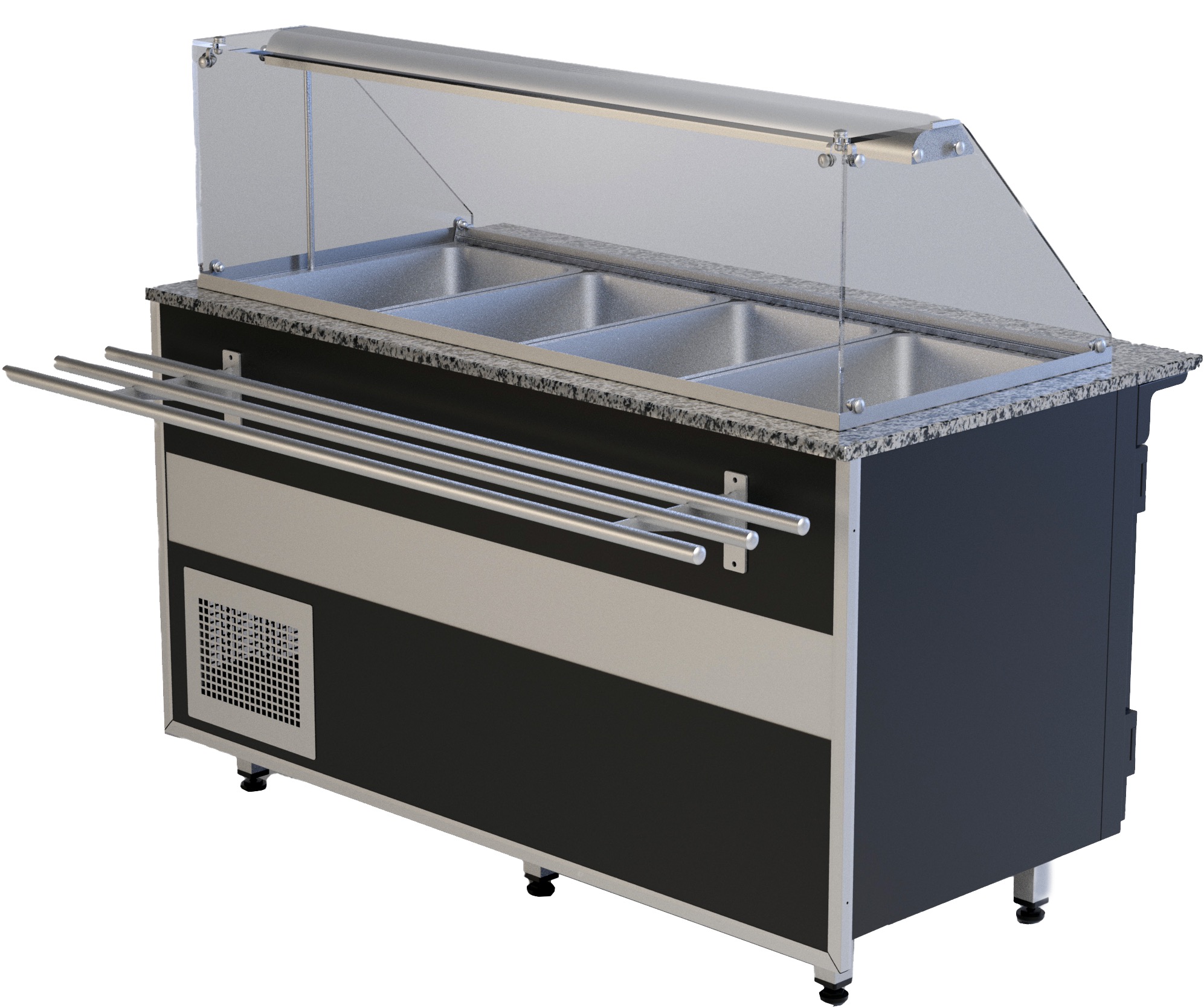 Igloo Speiseausgabe Gastroline Bemar T | Volumen: 211 Liter | 1000x800x850 mm