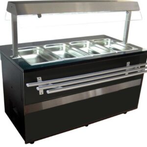 Igloo Kühltheke Gastroline Open mit Tablett Rutsche | 726 Liter Volumen | 2000x900x850/1350 mm