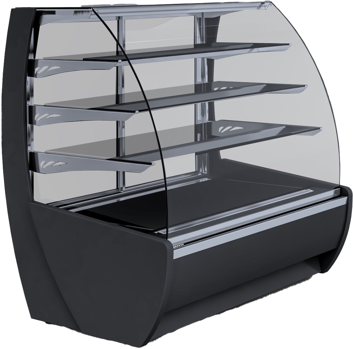 Igloo Kühltheke mit klappbarer Frontverglasung | 715 Liter Volumen | 1405x960x1360 mm