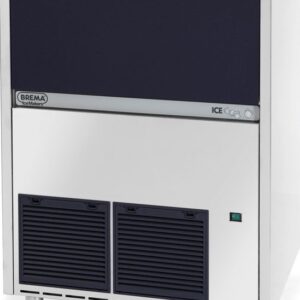 Brema Eiswürfelbereiter als Kegeleiserzeuger | Eisproduktion: ca. 67 kg / 24 Stunden| Luftkühlung | R290, 590 W | 753x603x850mm