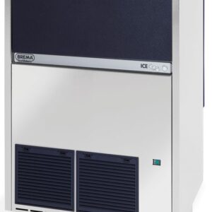 Brema Eiswürfelbereiter als Kegeleiserzeuger | Eisproduktion: ca. 85 kg / 24 Stunden| Luftkühlung | R290, 890 W | 738x600 mmx920 mm