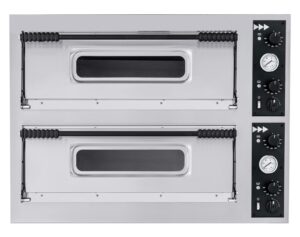 Prismafood Elektro Pizzaofen tiefe Ausführung | Volumen: 12 Pizzen a 35cm | 1000x1315x745mm