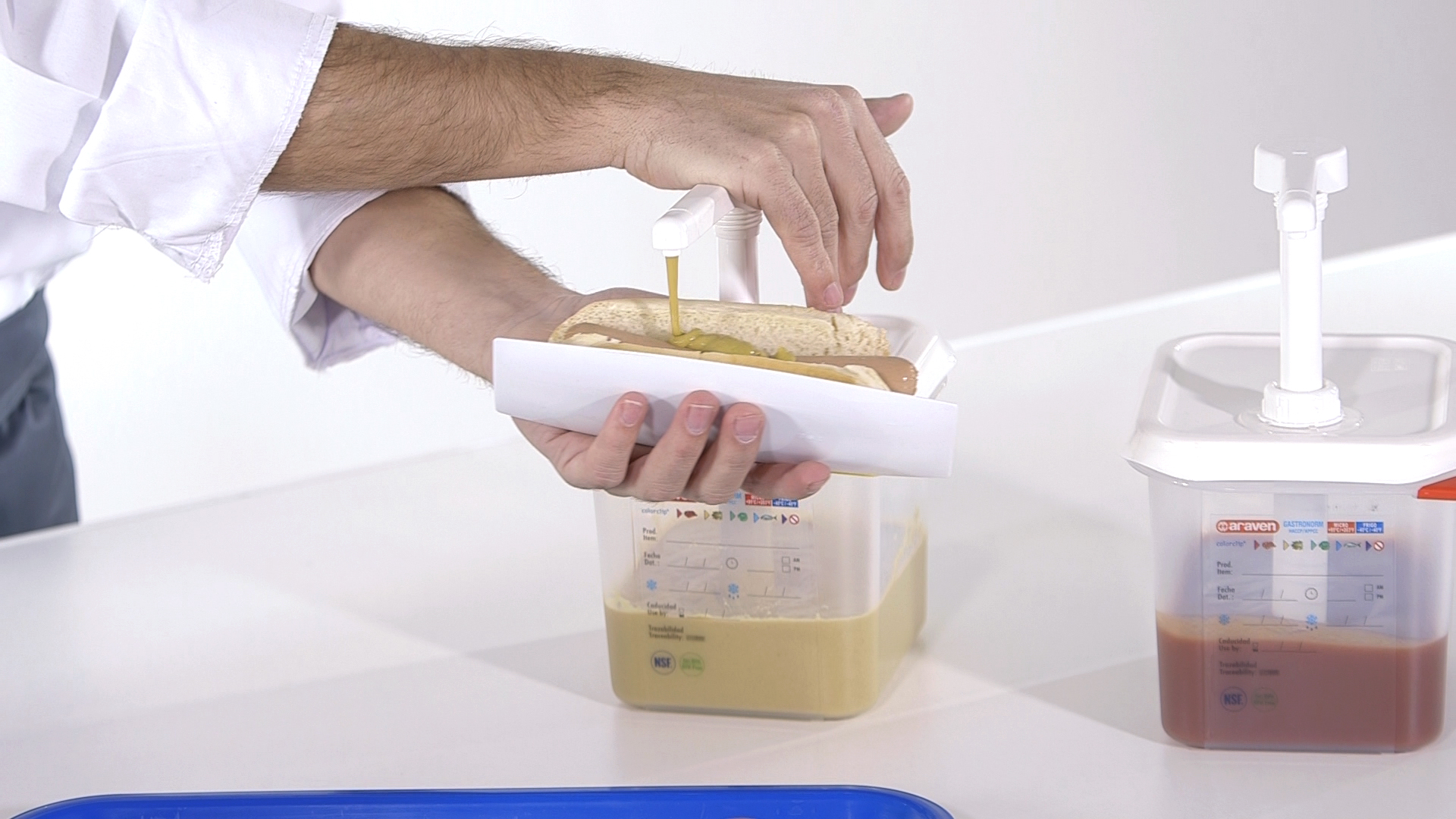 ARAVEN Araven Saucenspender/Pumpspender GN 1/6, Inhalt 2,6 L – Bild 2