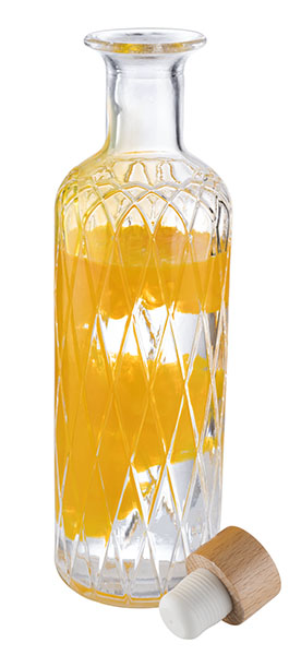 APS APS Glaskaraffe -DIAMOND- Ø 8 cm, H: 28 cm, 0,8 Liter – Bild 3