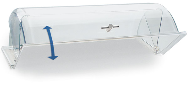 APS APS GN 1/1 Rolltophaube 53 x 32,5 cm, H: 19 cm