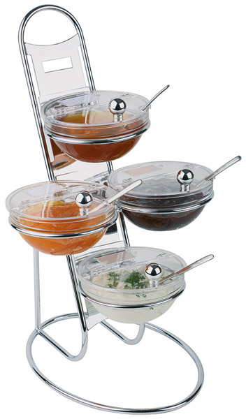 APS APS Buffetleiter -LITTLE- 30 x 30 cm, H: 48 cm