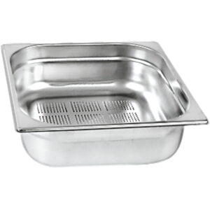 STALGAST Stalgast Edelstahl Gastronormbehälter Serie STANDARD, GN 2/3 (65mm), perforiert/gelocht