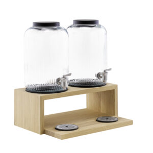 APS APS 2er Getränkespender -VALO-  43,5 x 21 cm, H: 46,5 cm