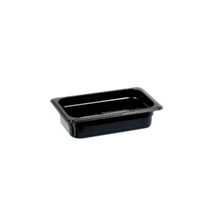 STALGAST Stalgast Gastronormbehälter, Serie STANDARD, Polycarbonat, schwarz, GN 1/4 (65 mm)