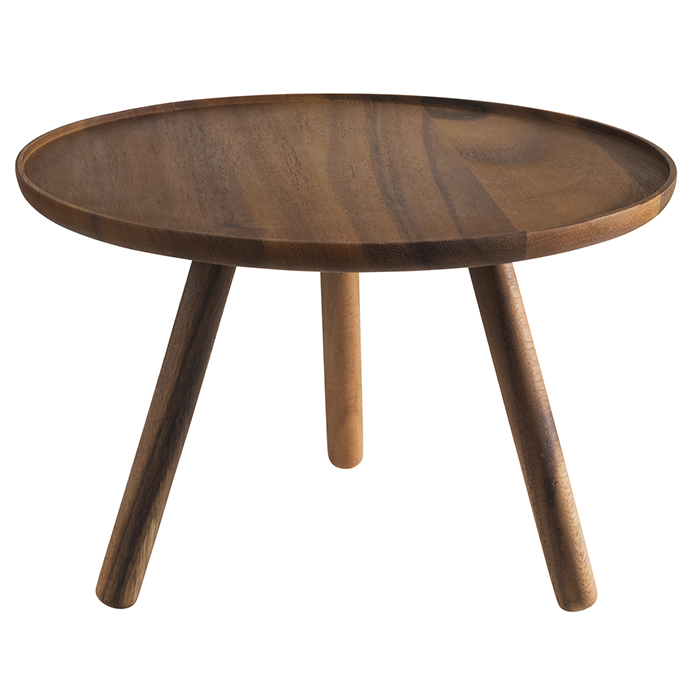 APS APS Buffetständer -ACACIA- Ø 30,5 cm, H: 20 cm