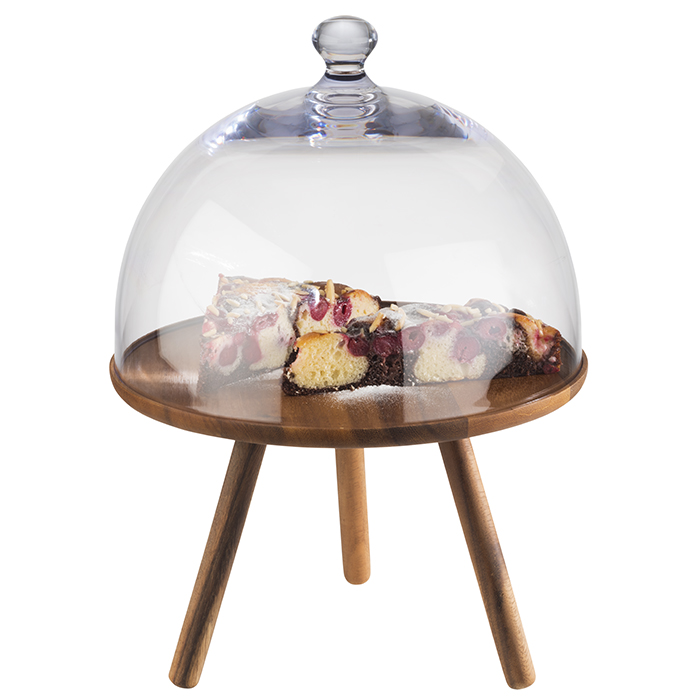 APS APS Buffetständer -ACACIA- Ø 30,5 cm, H: 20 cm – Bild 2