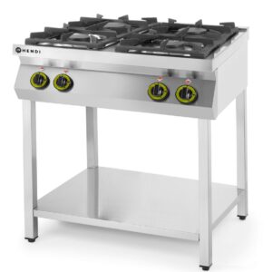 HENDI Gasherd Kitchen Line 4-flammiger offener Ständer