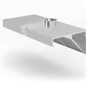 HENDI Wandmontierte Dunstabzugshaube, abgewinkelt