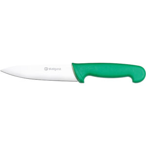 STALGAST Stalgast Küchenmesser, HACCP, Griff grün, Edelstahlklinge 22 cm