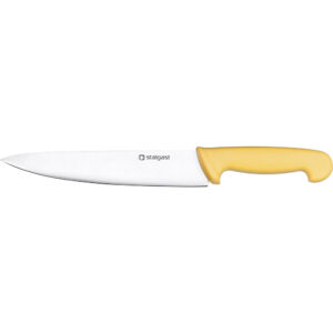 STALGAST Stalgast Küchenmesser, HACCP, Griff gelb, Edelstahlklinge 22 cm