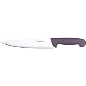 STALGAST Stalgast Küchenmesser, HACCP, Griff braun, Edelstahlklinge 22 cm