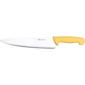 STALGAST Stalgast Kochmesser, HACCP, Griff gelb, Edelstahlklinge 25 cm