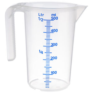 APS APS Messbecher -STACKABLE-  Ø 9 cm, H: 14 cm, 0,5 Liter