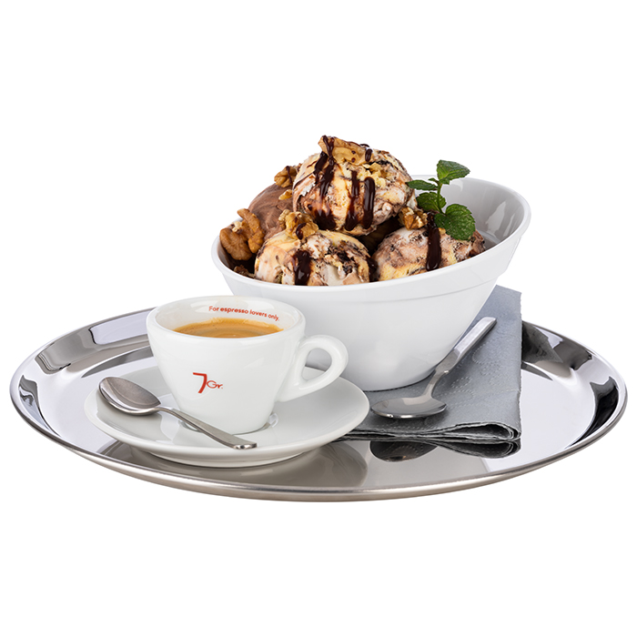 APS APS Serviertablett -KAFFEEHAUS- Ø 27 cm, H: 1,5 cm – Bild 3