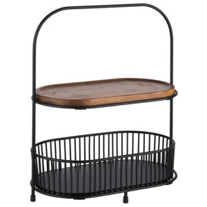 APS APS 2-stufige Etagère, 5-teilig  31 x 17 cm, H: 37,5 cm