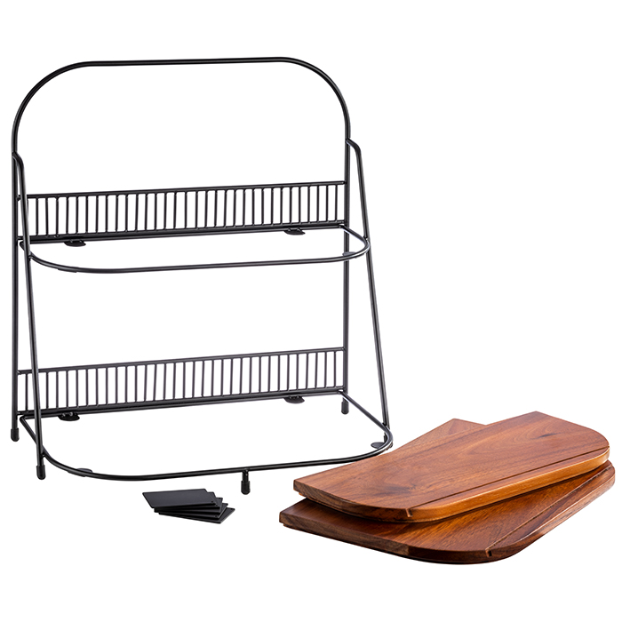 APS APS 2-stufige Etagère 35,5 x 21 cm, H: 40 cm – Bild 2