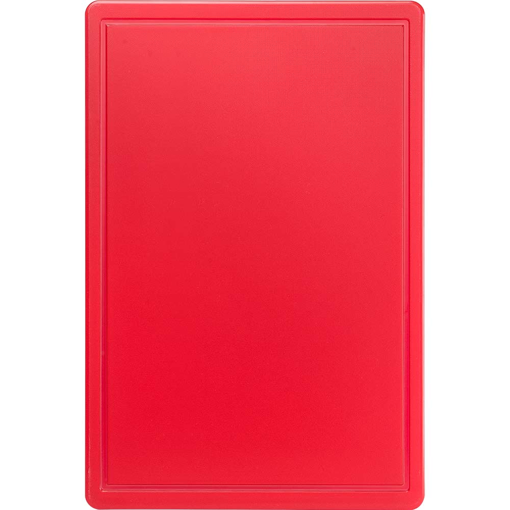 STALGAST Schneidbrett, HACCP, Farbe rot, 600 x 400 x 18 mm (BxTxH)