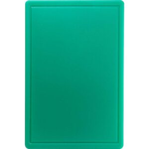 STALGAST Schneidbrett, HACCP, Farbe grün, 600 x 400 x 18 mm (BxTxH)