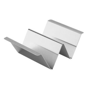 STALGAST Snackwelle mit Griff, zwei Fächer, Edelstahl