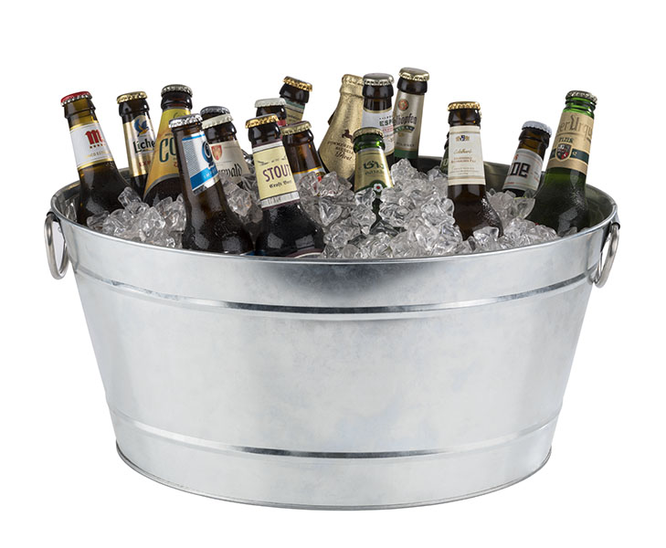 APS APS Getränkewanne -TIN- 50 x 32 cm, H: 23 cm – Bild 2