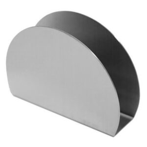 STALGAST Serviettenhalter, halbrund, aus Edelstahl, H. 87 mm