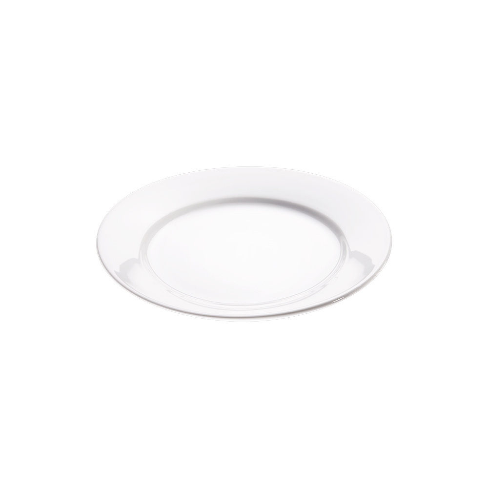 STALGAST Flache Teller, reinweißes Hotelporzellan, Serie Isabell, Stalgast, Ø 200 mm