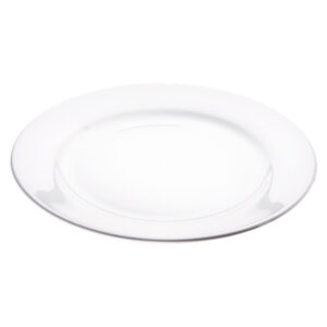 STALGAST Stalgast 3 flache Teller, reinweißes Hotelporzellan, Serie Isabell, Ø 310 mm