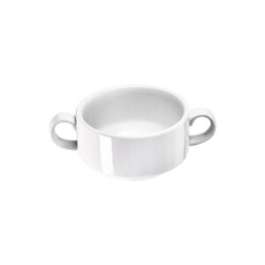 STALGAST Suppen-Obertasse, klein, reinweißes Hotelporzellan, Serie Isabell, Stalgast, 270 ml