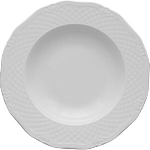 LUBIANA Tiefer Teller, Porzellan, weiß, Serie Aphordite, Lubiana, D. 225 mm