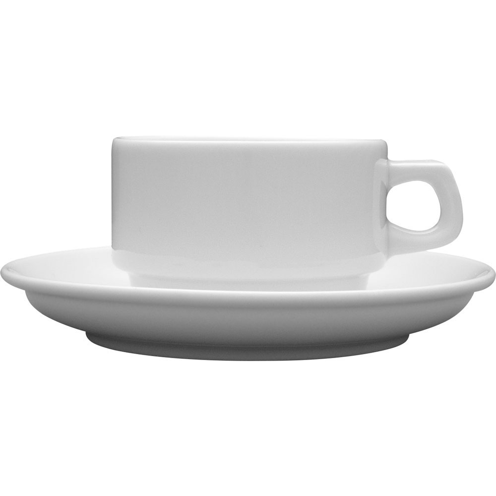 LUBIANA Kaffeetasse, Porzellan, weiß, Serie Kaszub/Hel, Lubiana, 200 ml