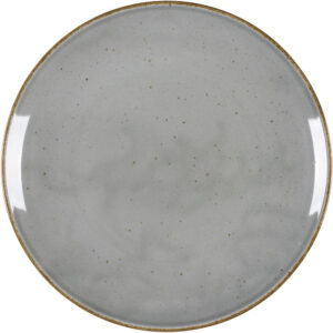 LUBIANA Teller flach, Serie Hotel, grau, braun gesprenkelt, Ø 280 mm, 12 Stück