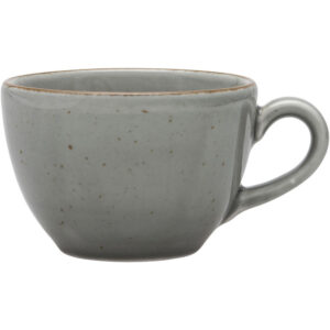 LUBIANA Obertasse, Serie Aida, grau, braun gesprenkelt, 180 ml, 12 Stück